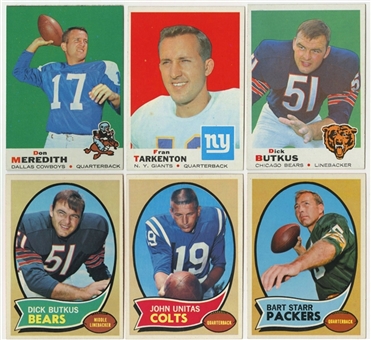 1969 and 1970 Topps Football Near Sets (2 Different)